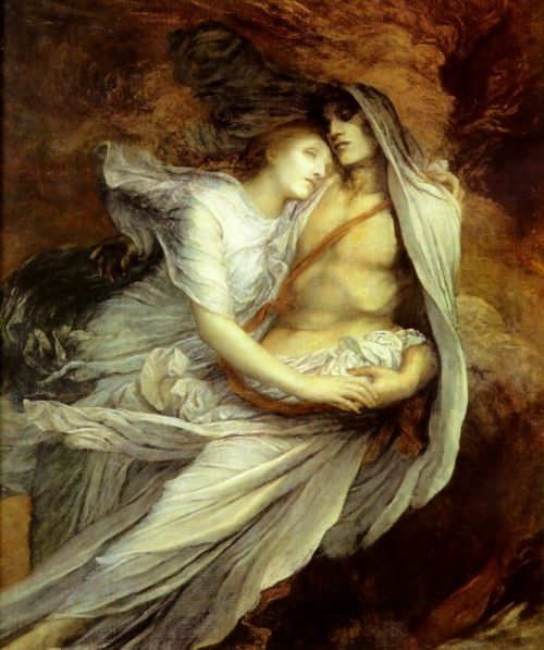 Paolo and Francesca by George Frederic Watts, 1872-1884 (?).