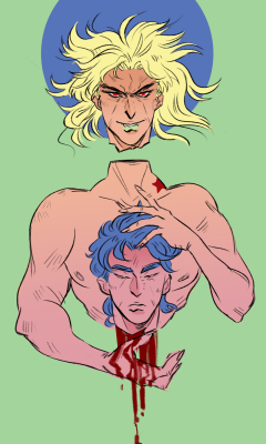 indyfalcon:  coloring with that JJBA feel 