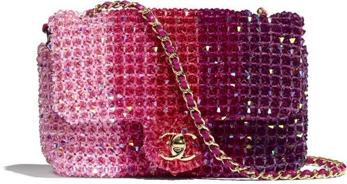 monsieur-j:Chanel Crystal & Gold-Tone Metal Fuchsia, Pink & Light Pink Bags