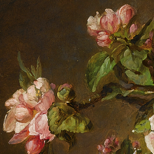 laclygrantham:“A Still Life Of Roses And Apple Blossom” Adriana-Johanna Haanen(Dutch, 1814-1895)