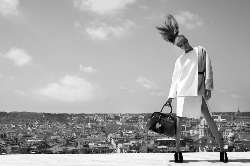 leimamiel:  Cara Delevingne - Fendi A/W Campaign 2013  Photographer: Karl Lagerfeld 