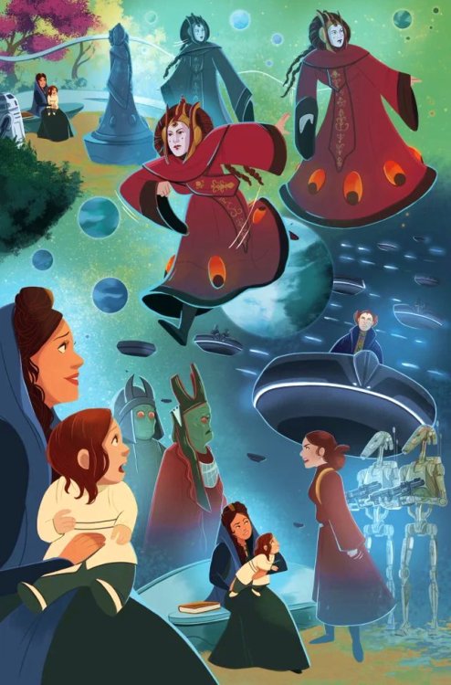 gffa: Star Wars Adventures Annual 2019 | by Margaux SaltelWritten by Pierrick Colinet, interior art 