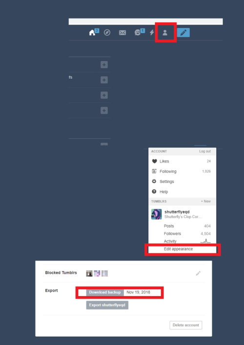 This is how to backup your tumblr in case if it does get nuked.~