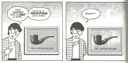 memeengine:Scott McCloud’s incomparable “Understanding Comics”.I swear you can open this book to any