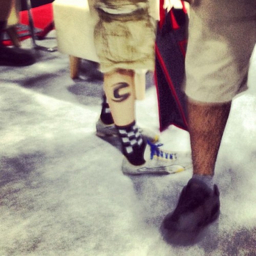 First day at #interbike in Las Vegas, more to come… #tatoo #cannondale