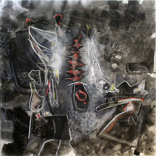 Roberto MattaChance Noir , 1987Oil on canvas