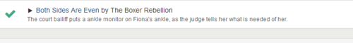 So there's this website that gives you every song that played in an episode (no matter