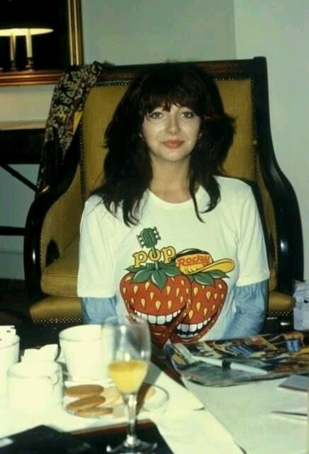 shirtsaresick:yirryyanya:Kate and Strawberry T-shirt. #katebush 1978/79 ish.