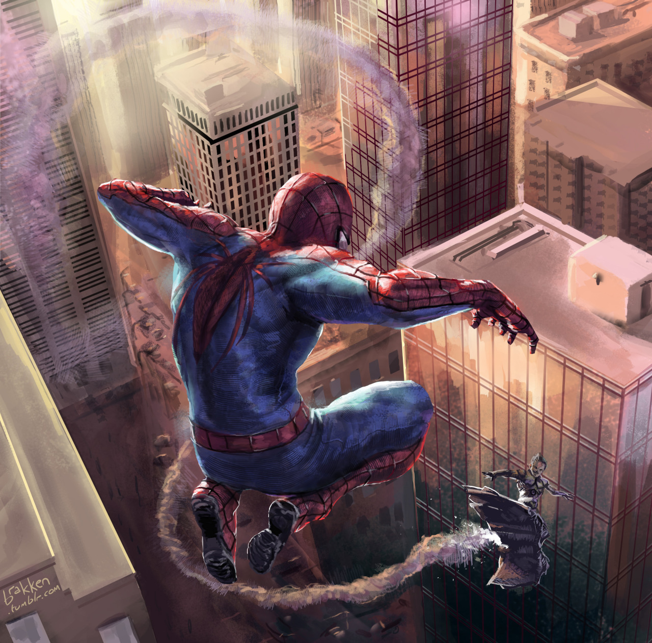 Pursuit through the city.
Let’s see Amazing Spidey 2 together! Just you and me.
