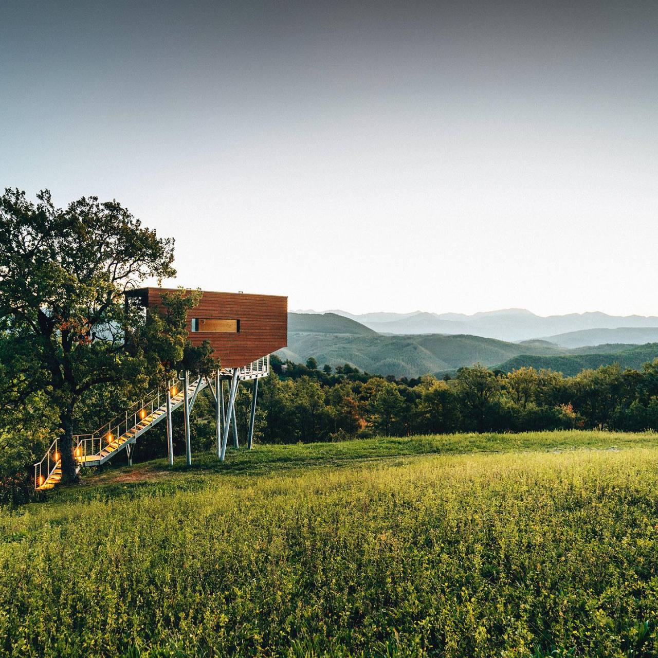 The @waldenhousecasarampi in the Umbrian Mountains.  Photographs by @francescorampi @franckreporter and @luigichiurchi More photos on @cabinporn.