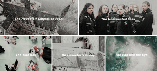 harry potter + book chapters → BOOK IV: the goblet of fire (remake)