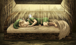 latanieredecyberwolf:  Young Link Dreaming