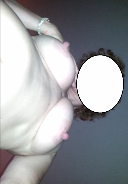 petertjeeeeeeuh: My wifes saggy tits and big nipples #saggy #nipples #tits