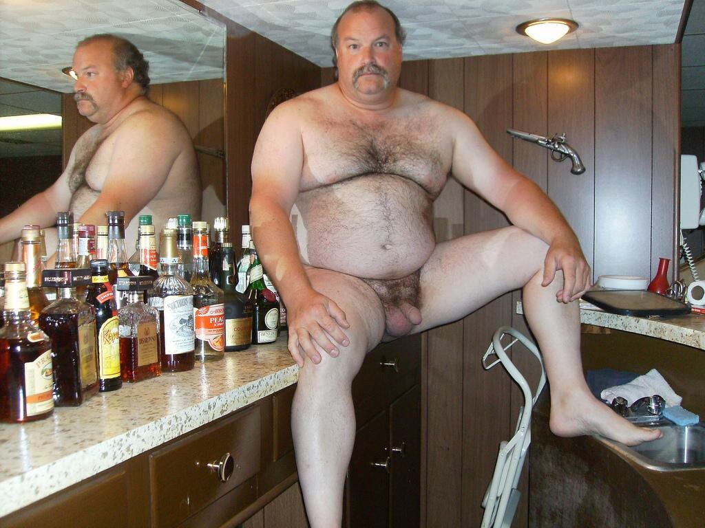 hugebeartx:  Damnit. Again. Dude just gets naked anywhere.