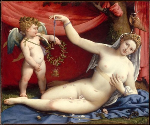 lorenzo-lotto: Venus and Cupid, Lorenzo Lotto, 1520s, European PaintingsPurchase, Mrs. Charles Wrigh
