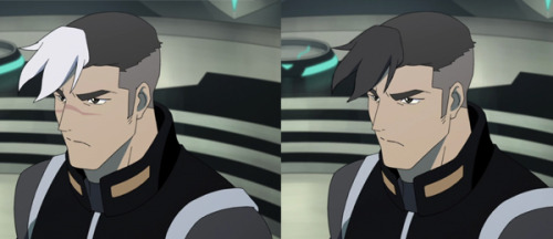 notlostonanadventure:  projectshirogane:  shirokogane:  if you listen closely you can hear me screaming (some side by side comparison of Shiro without his scar and white hair) ∠( ᐛ 」∠)＿  I ASKED FOR THIS TODAY MY HEART IS DESTROYED on a more