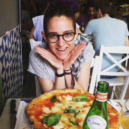 fatlardlover:  Me and bae in Milan. #travel #pizza #good eats #duomo  You are such an angel 👼🏼