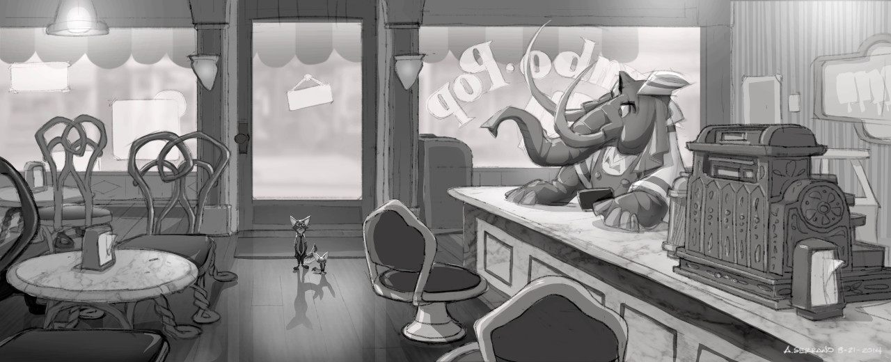 armandserrano:  Have some jumbo pop from Jumbeaux Cafe to celebrate ‪‎ZOOTOPIA‬’s
