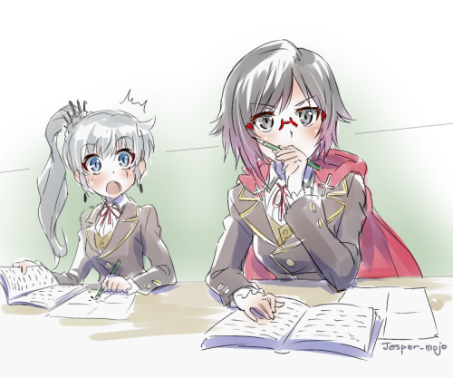 thekusabi:  Study time by いえすぱ
