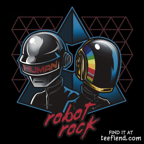 teefiend:  “Robot Rock” by Bamboota is only ป this weekend at The Yetee http://www.teefiend.com/4611/robot-rock/