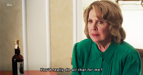penelopewiltn:   Penelope Wilton and Sharon Rooney in ‘Brief Encounters’ 1x03 (18th July