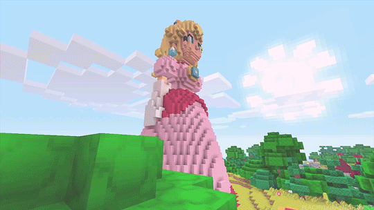 Minecraft Wii U Edition Princess Peach S Skin And The Princess Is In This Blog
