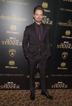 sebastiansource:  First shots of Seb at the #DoctorStrange New York Screening