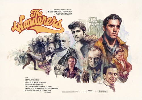 antoniostella:Poster for “The Wanderers” is a 1979 by Philip Kaufman