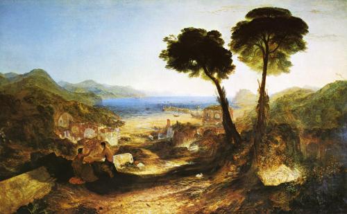 The Bay of Baiae, with Apollo and the Sibyl by Joseph Mallord William Turner c. 1823oil on canvasTaf