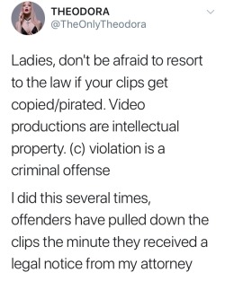 psy-faerie: psy-faerie:  Reminder for online sex workers 💗  FYI pirating thieves if you post a models content and they decide to really fuck you instead of just filing DMCA, these are the consequences   Thank you so much for this