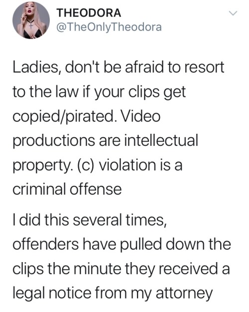 psy-faerie: psy-faerie:  Reminder for online sex workers 💗  FYI pirating thieves if you post a models content and they decide to really fuck you instead of just filing DMCA, these are the consequences   Thank you so much for this