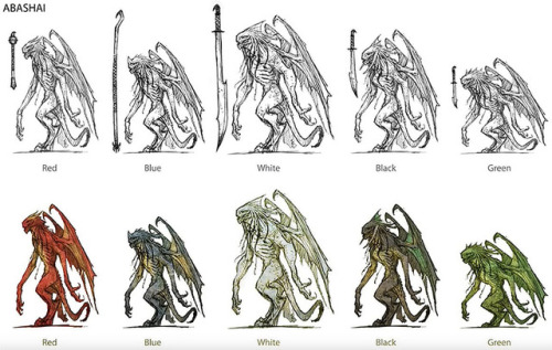 creativerogues:  An Art-Dump’s worth of snapshots of the incredible Artworks from Mordenkainen’s Tome of Foes from D&D’s   Dragon+: The Art of Mordenkainen’s Tome of Foes, courtesy of the Sage Advice website.  You can see even more monstrous and