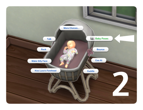 New Baby In-Game Poses