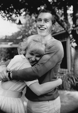 mattybing1025: Paul Newman and Joanne Woodward, 1963. 