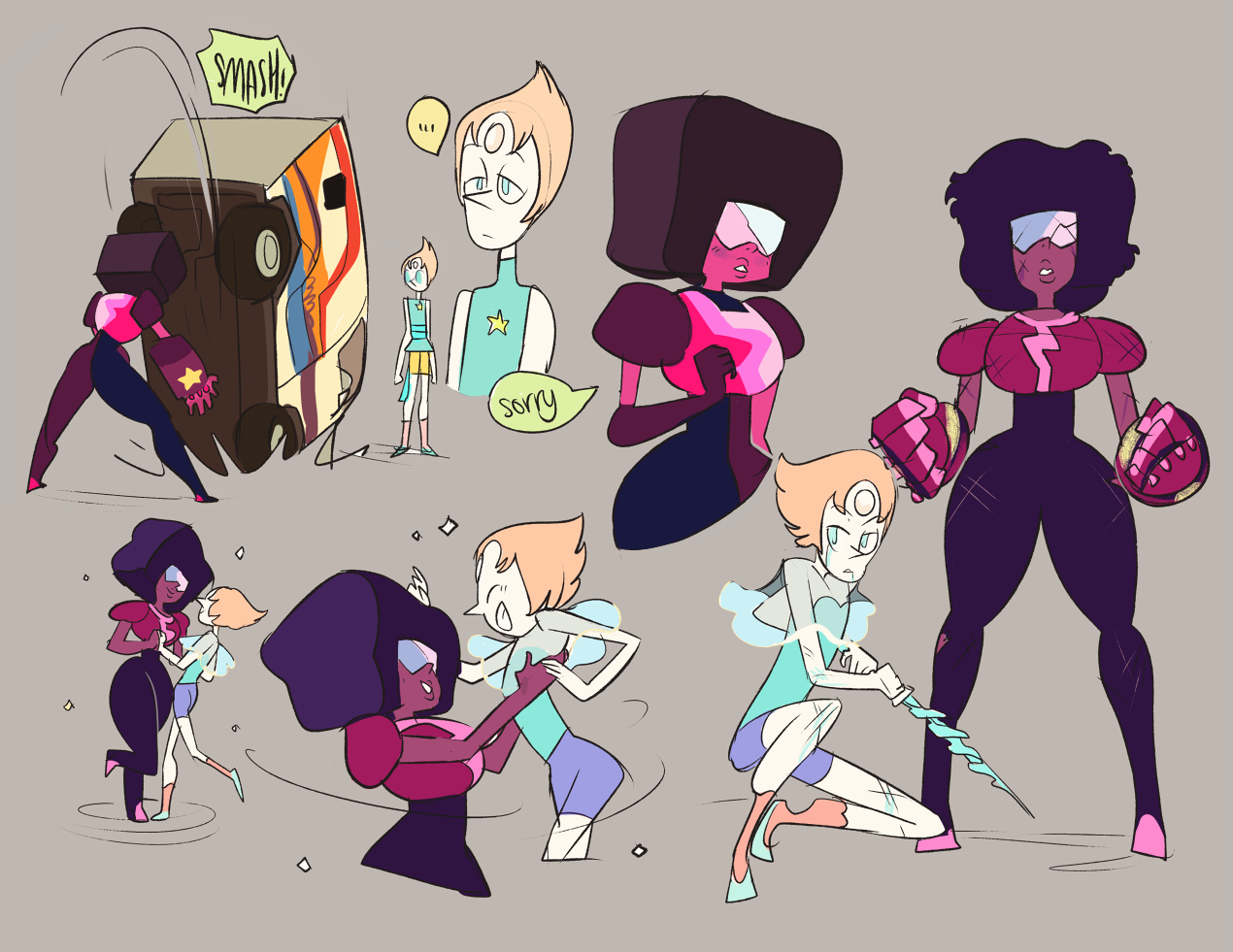 intherealway:     PEARLNETS GALORE. I commissioned the awesome bioatomic to draw