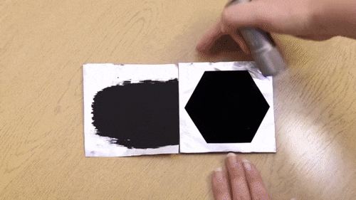 serpentmythos:  sixpenceee:  Vantablack is the darkest material ever made. It absorbs 99.965% of light. Here’s my previous post on it.   Holy shit, somebody made the void. 