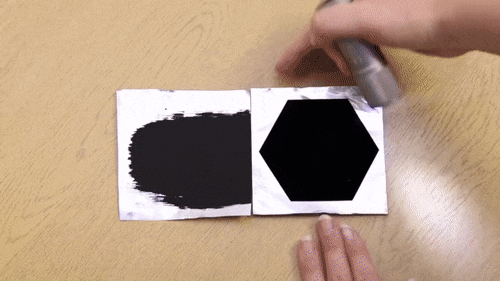 decepticonfetti:  memeflower:  sixpenceee:  Vantablack is the darkest material ever made. It absorbs 99.965% of light. Here’s my previous post on it.   You: regular blackMe: Vantablack  I maintain my original statement on this : I want to touch it.