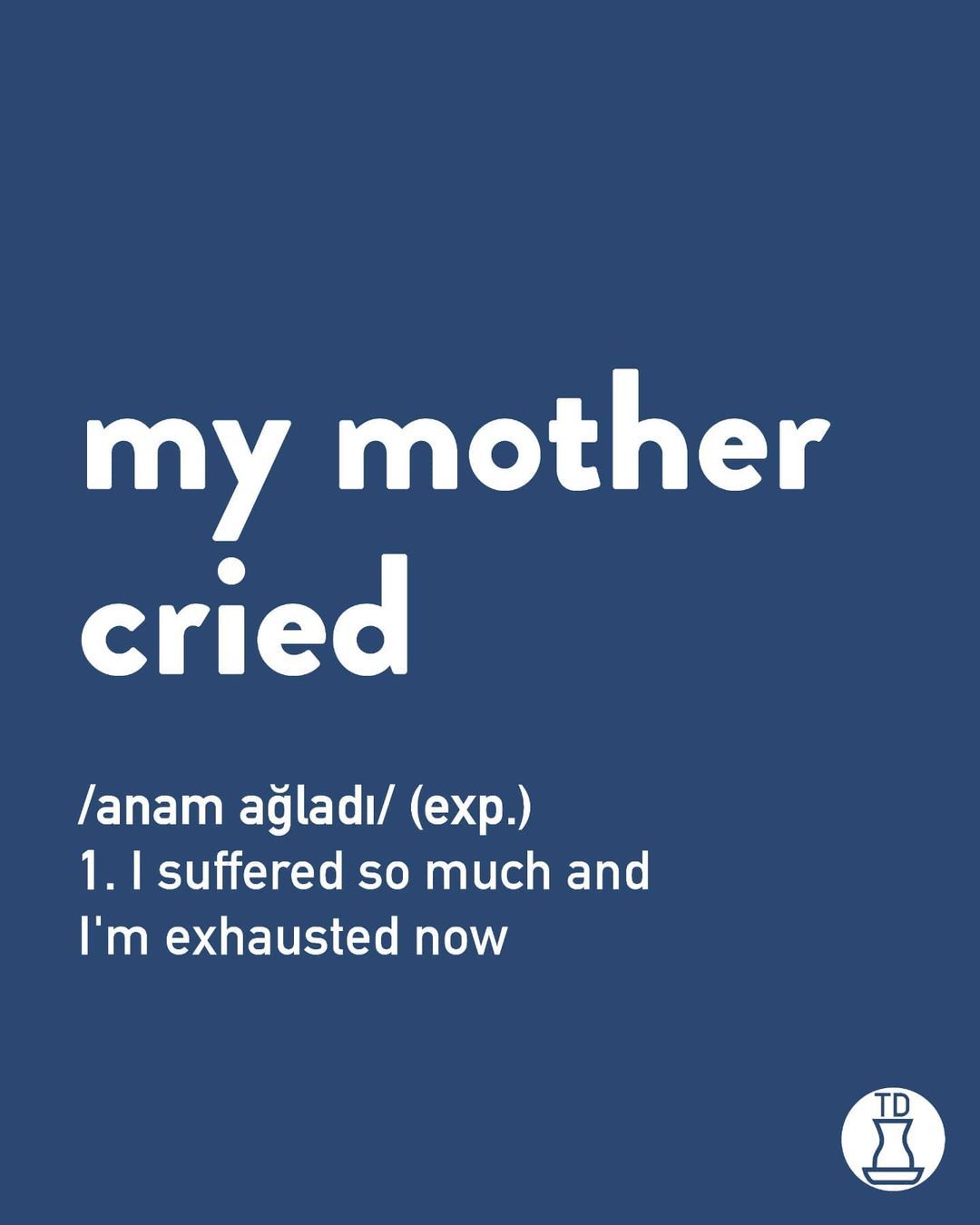 my mother cried /anam...