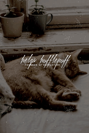 lilyevane: harry potter url edit ♥ helga hufflepuff— ❞good hufflepuff, she took the rest and taught 