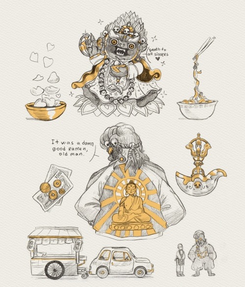 Mahakala character design