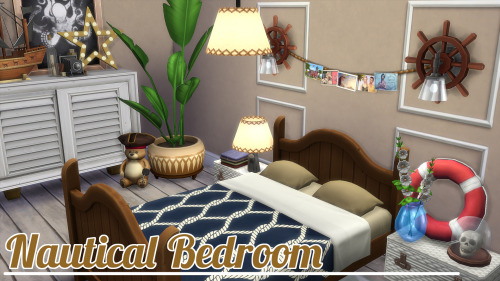 jools-simming:  Nautical Bedroom Happy 4000 followers, thank you for liking my stuff! :-) I’ve