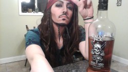 xoxstrifexox:  strifecosplay:  Christine’s Cosplay: MAKE UP TEST I did a Jack Sparrow make up test! This is not the final version for the wig or bandana ( it’s literally just what I had lying around haha )   I did a makeup test — I’ll edit some