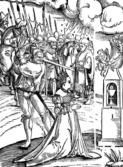 Erhard Schön, Martyrdom of St. Barbara, ca. 1525