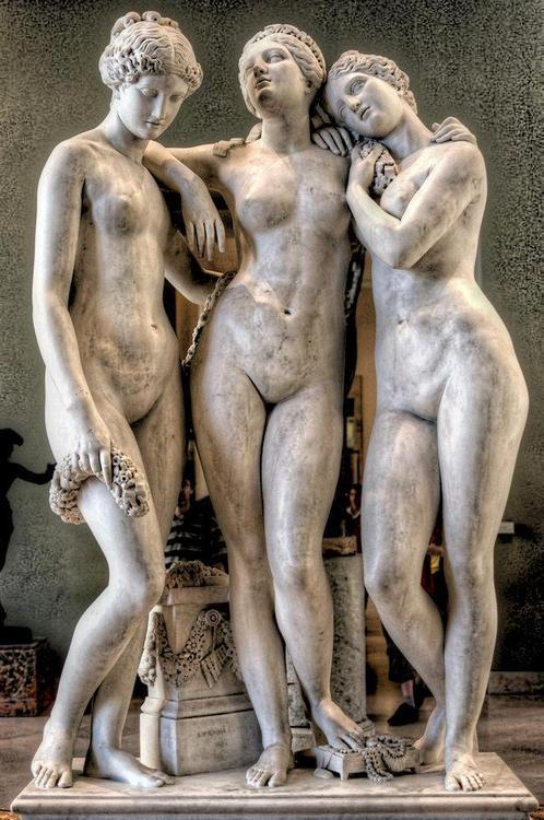 babinus:  Jean Jacques Pradier (1790–1852) - Les trois Graces 