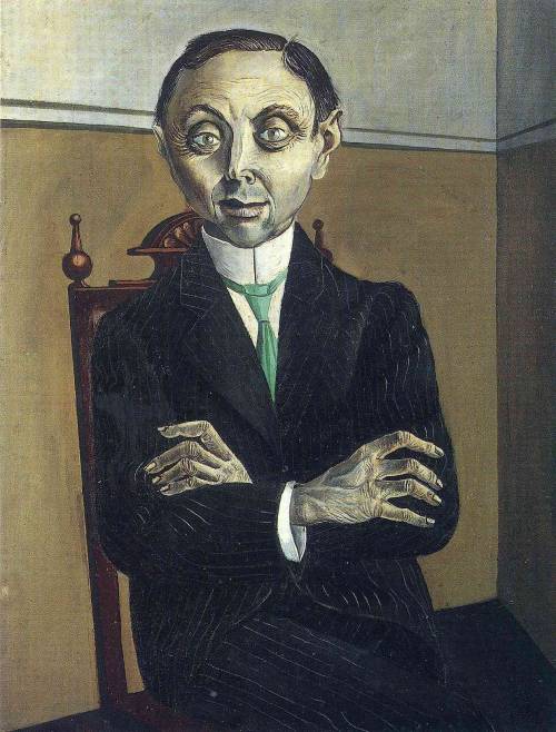 Portrait of Paul F. Schmidt, 1921, Otto DixMedium: oil,canvashttps://www.wikiart.org/en/otto-dix/por