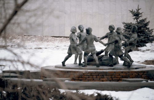 Barmaleï fontain, symbol of the siege of Stalingrad - Volgograd