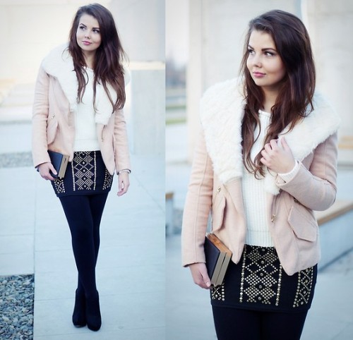 fashion-tights:  Fur jacket (by A piece of Anna .)