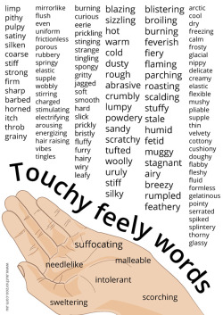 writingbox:  Touchy feely words 