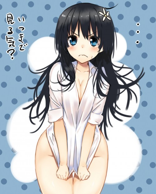 【二次・ZIP】純白のシャツ・ブラウスが色々艶かしい女の子の画像 | 桃色虹画像 -二次元萌え画像エロ画像まとめ-