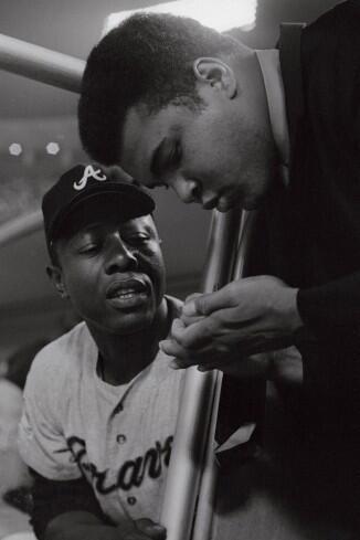 theurbanmoor:   Legends - Willie Mays and Muhammad Ali 